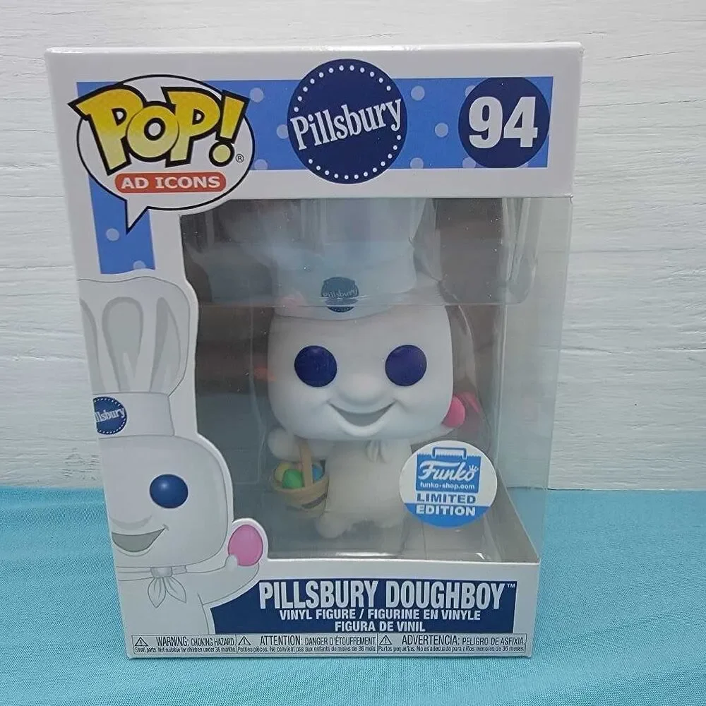 Funko Pop Pillsbury Doughboy #94 Ad Icons Easter Basket Limited Vinyl Figure